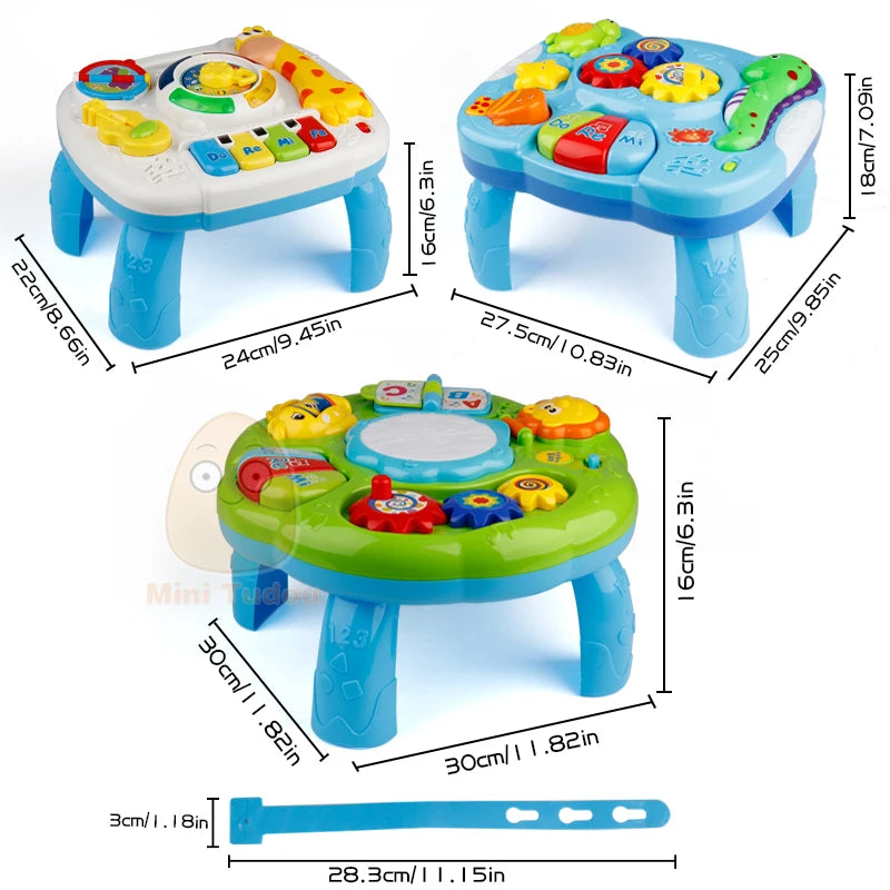 Table musicale jouet – Apprendre et jouer pour les bébés !