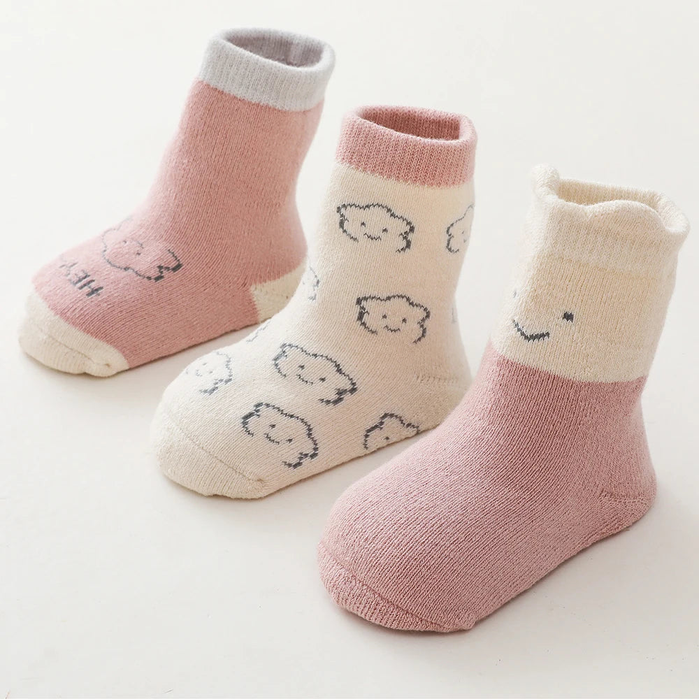 Chaussettes chaudes montantes pour bébé
