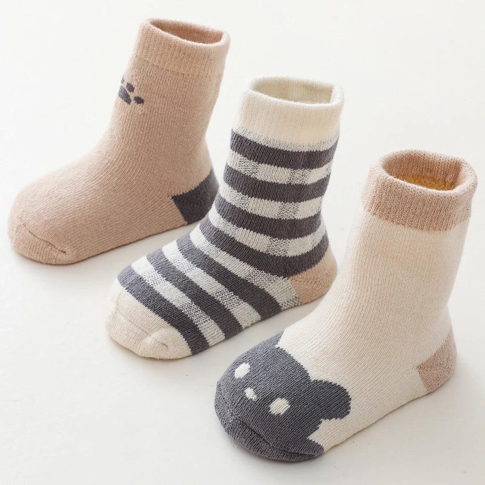 Chaussettes chaudes montantes pour bébé