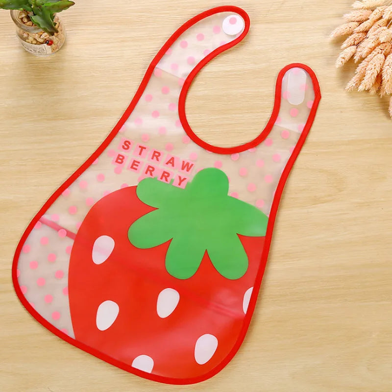 Ensemble de 3 bavoirs imperméables pour bébé à motifs de dessins animés