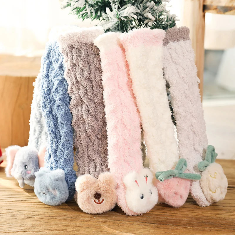 Chaussettes bébé en polaire thermique