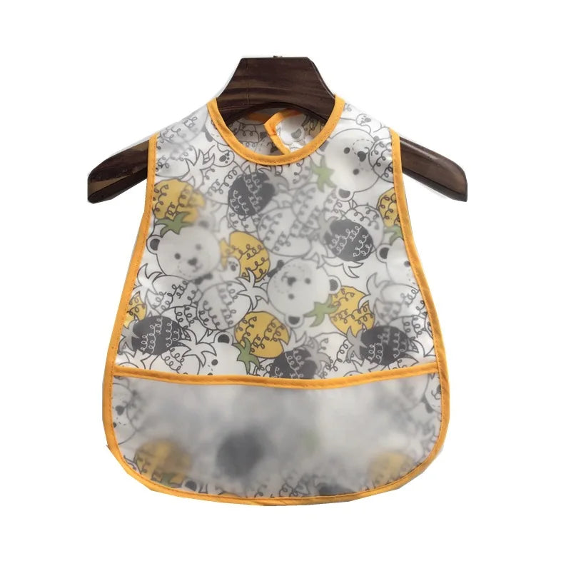 High-Quality Adjustable Cartoon Waterproof Baby Bib