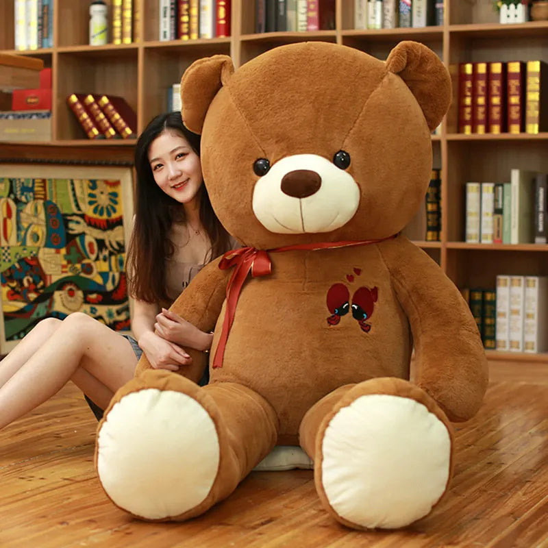Ours en peluche géant de 60 à 100 cm