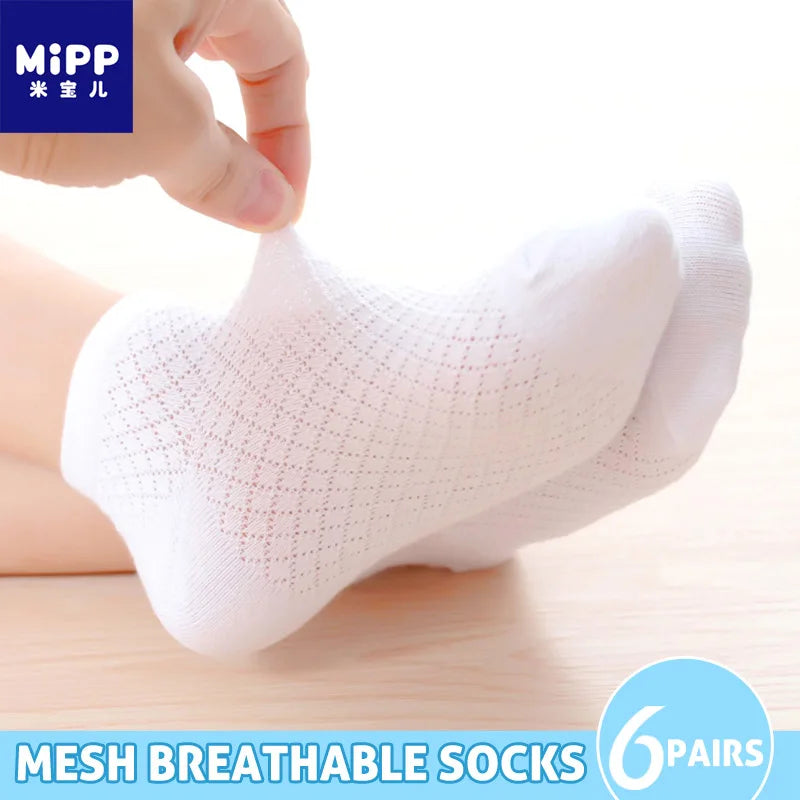 Chaussettes en coton sans os pour enfants