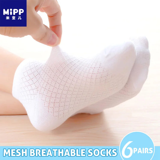 Chaussettes en coton sans os pour enfants