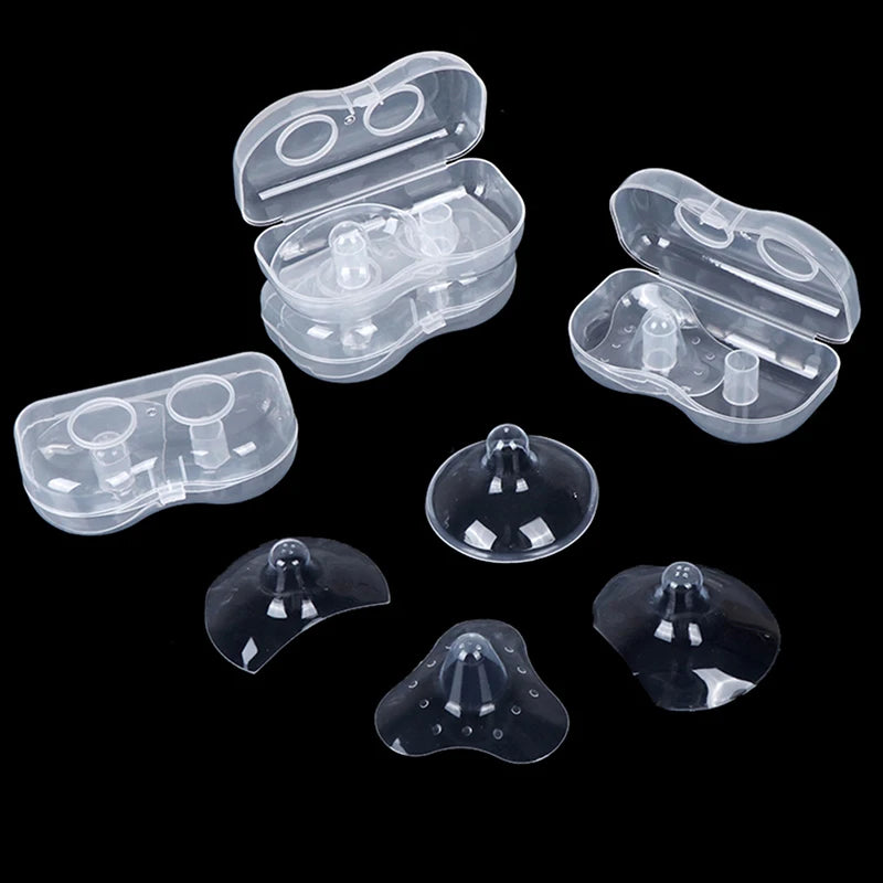 Breastfeeding Nipple Protectors – Soft Silicone Shields, 2pcs