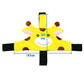 Cartoon Baby Car Pillow | Head Support & Adjustable Safety Belt
