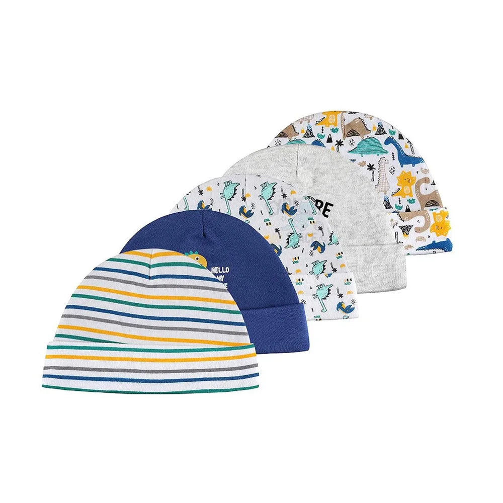 Ensemble bonnet et gants en coton pour bébé (0-6 mois)