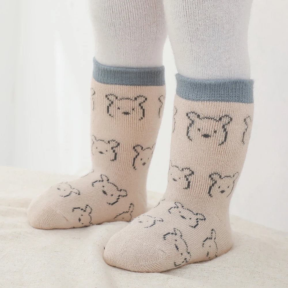 Chaussettes chaudes montantes pour bébé