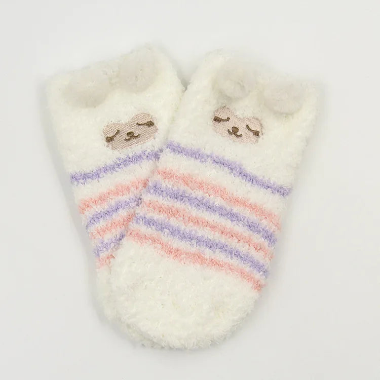 Chaussettes bébé douillettes à motifs de dessins animés