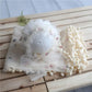 Vintage Newborn Knit Wrap and Bonnet Set for Photography Props