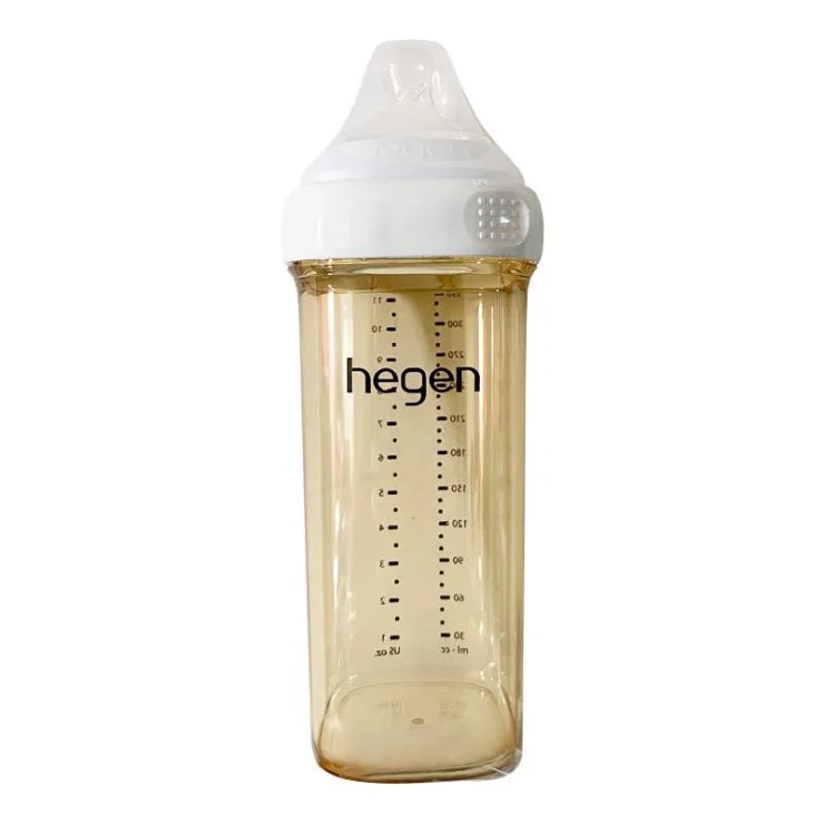 Hegen PPSU Baby Bottle – Original with Storage Lid & Pacifier, Gift Box Included