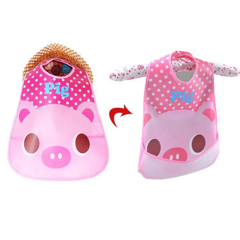 Ensemble de 3 bavoirs imperméables pour bébé à motifs de dessins animés