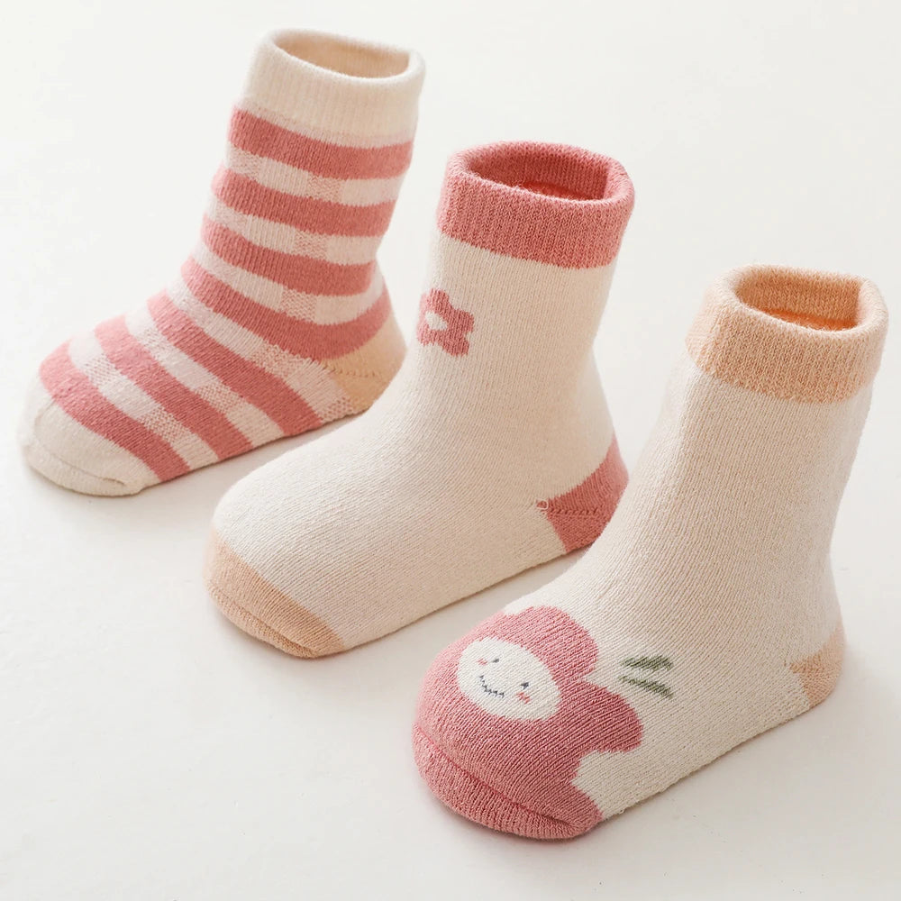 Chaussettes chaudes montantes pour bébé