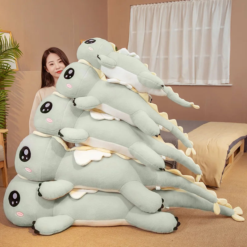 Gros dinosaure en peluche – Coussin moelleux pour enfants