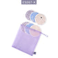 Elinfant Reusable Bamboo Breast Pads – 6pcs Washable Nursing Set with Bag