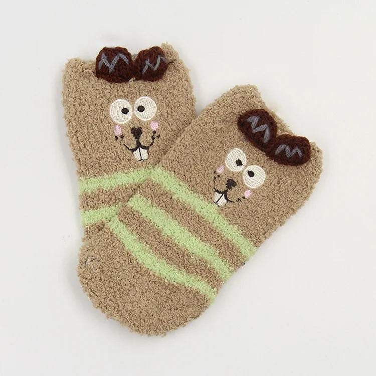 Chaussettes bébé douillettes à motifs de dessins animés