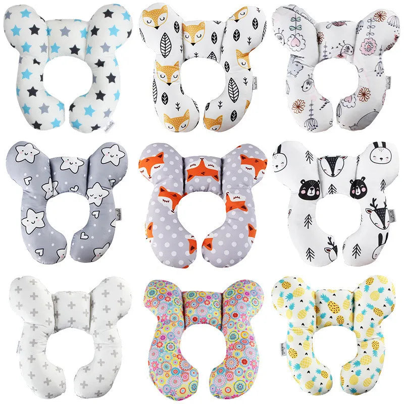 Child Travel Neck Pillow – Soft Baby Headrest Cushion
