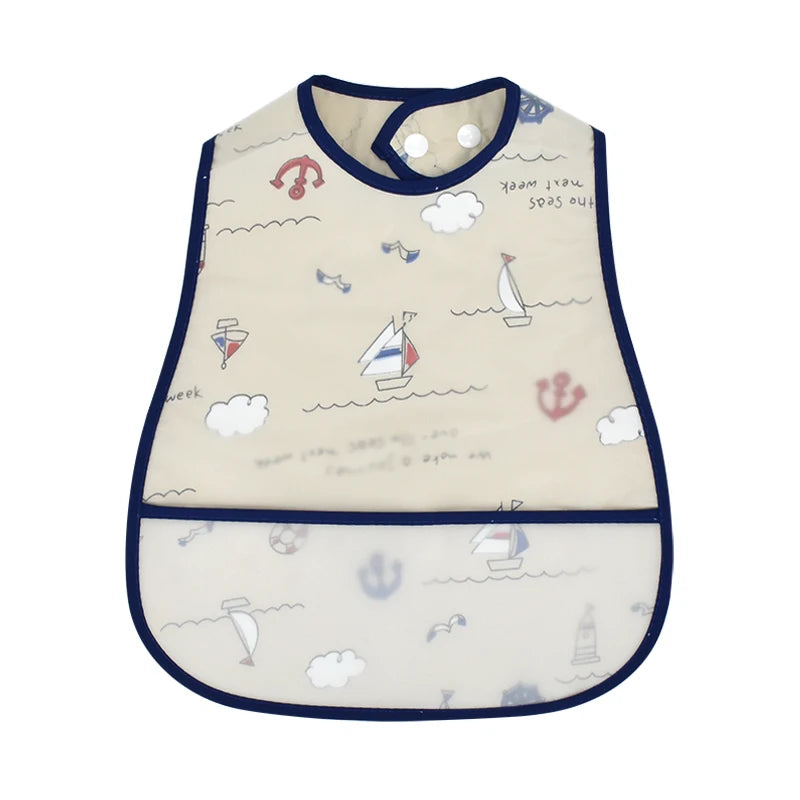 High-Quality Adjustable Cartoon Waterproof Baby Bib