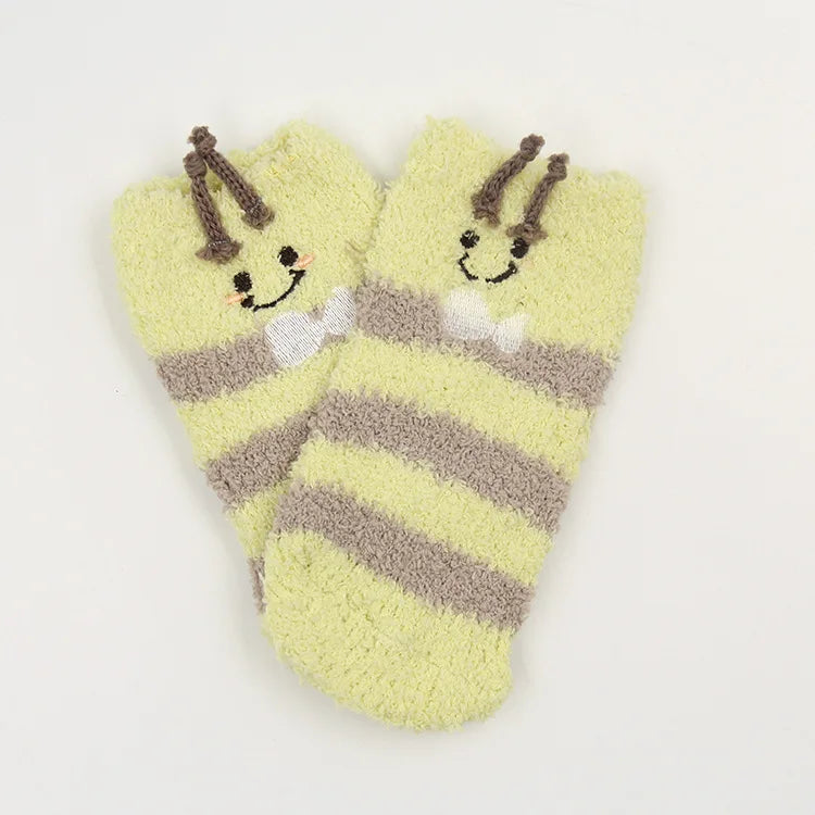 Chaussettes bébé douillettes à motifs de dessins animés