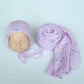 Ensemble couverture et bonnet en mohair tricoté pour nouveau-né, accessoire photo