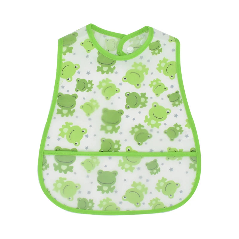 High-Quality Adjustable Cartoon Waterproof Baby Bib