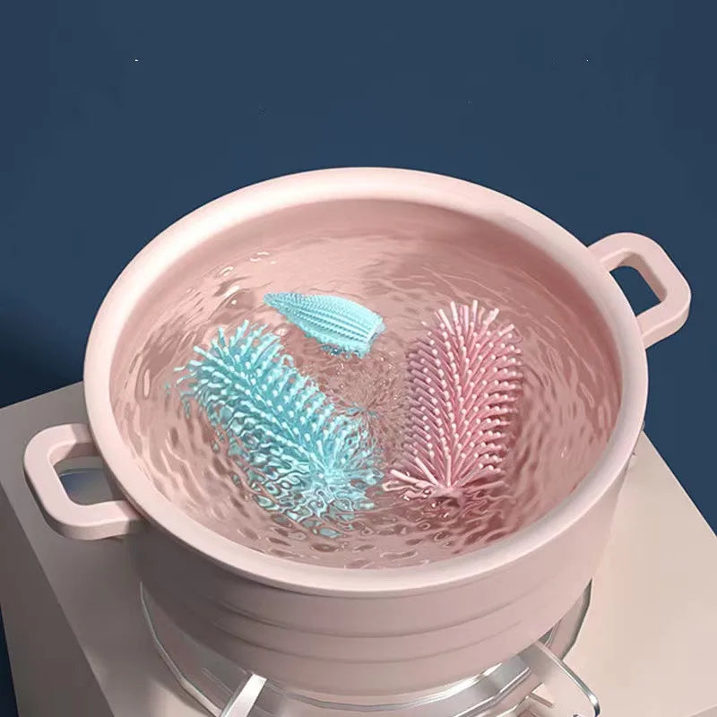 Kit de nettoyage en silicone à 360° | Brosse pour biberons, tétines et pailles