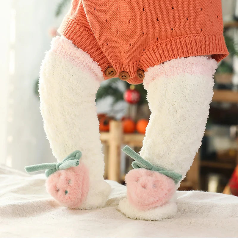 Chaussettes bébé en polaire thermique