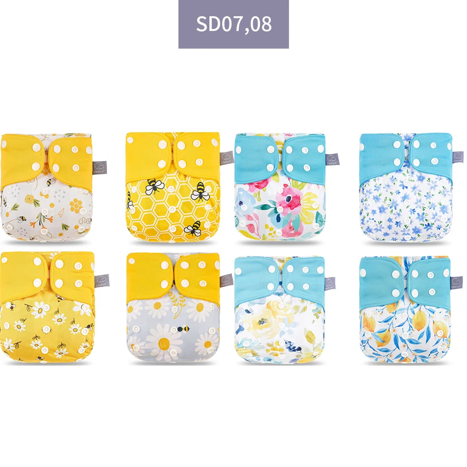 Elinfant 8-Piece Cloth Diaper Set