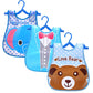 Ensemble de 3 bavoirs imperméables pour bébé à motifs de dessins animés