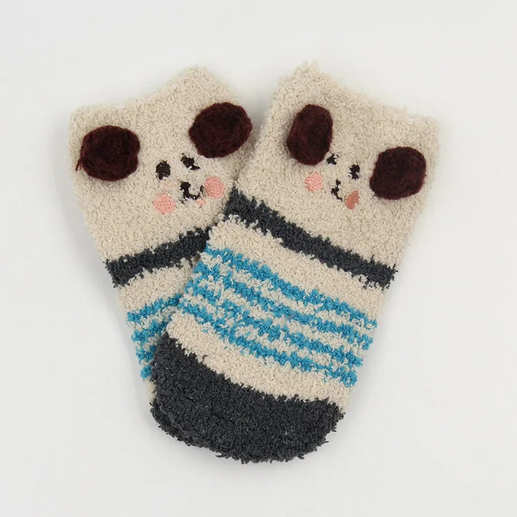 Chaussettes bébé douillettes à motifs de dessins animés