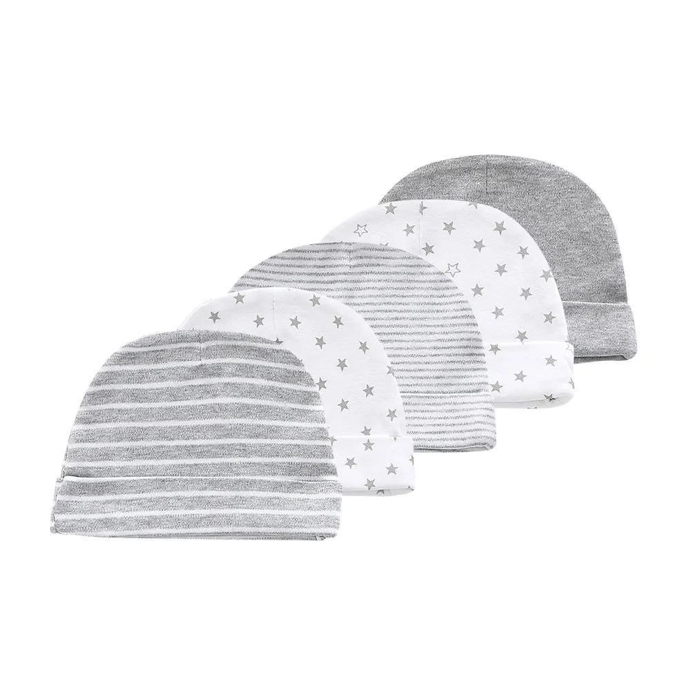 Ensemble bonnet et gants en coton pour bébé (0-6 mois)