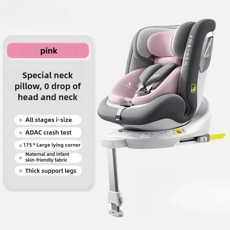 I-Size Infant & Kids Car Seat | ISOFIX Safety for 0-12Y