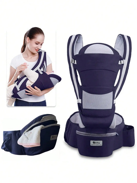 Adjustable Ergonomic Baby Carrier with Hip Seat – Portable & Multifunctional