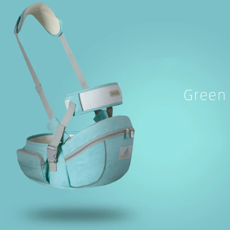 Porte-bébé ergonomique face au ventre avec siège de hanche