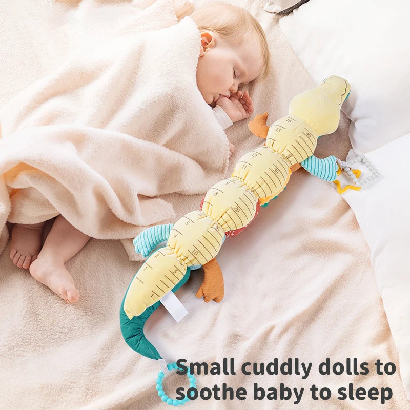 Soft Plush Chameleon and Crocodile Interactive Musical Baby Toy