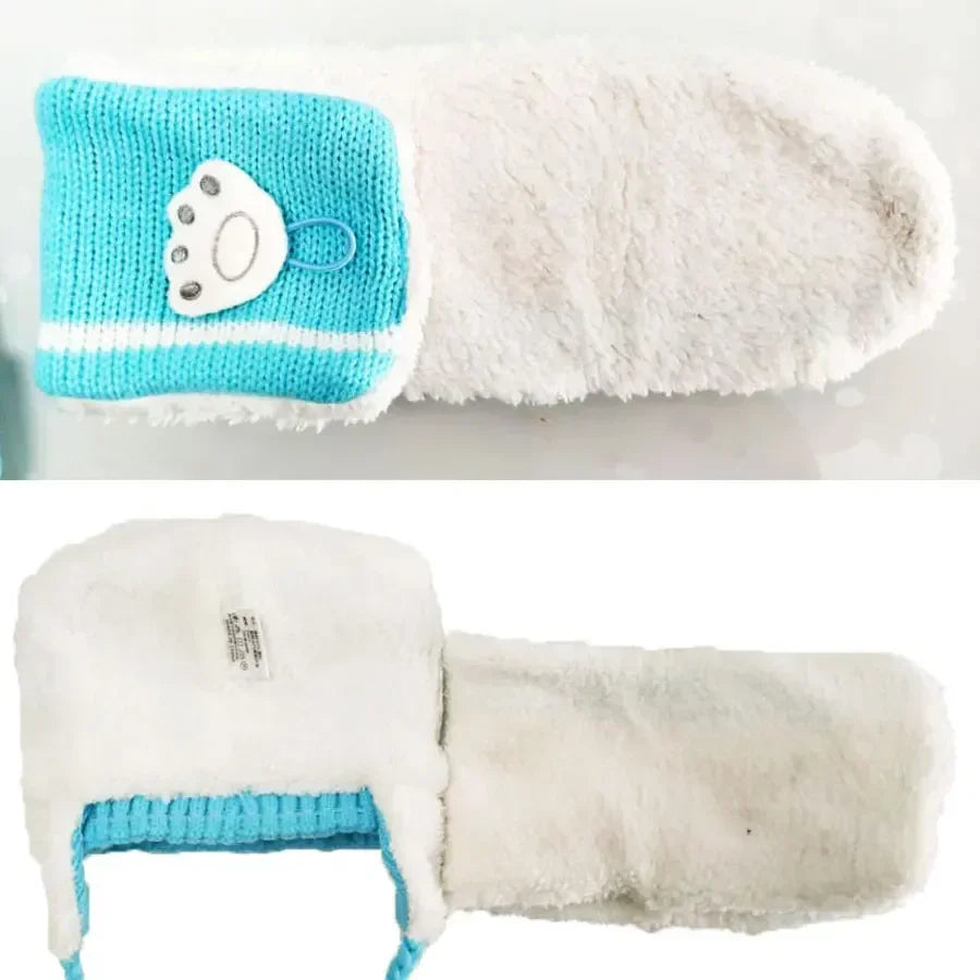 Baby Bear Knit Winter Set