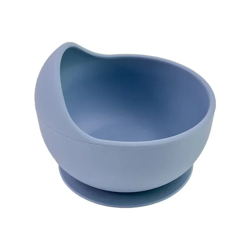 Toddler Meal Set – Non-Slip Silicone Bowl, Spoon & Fork