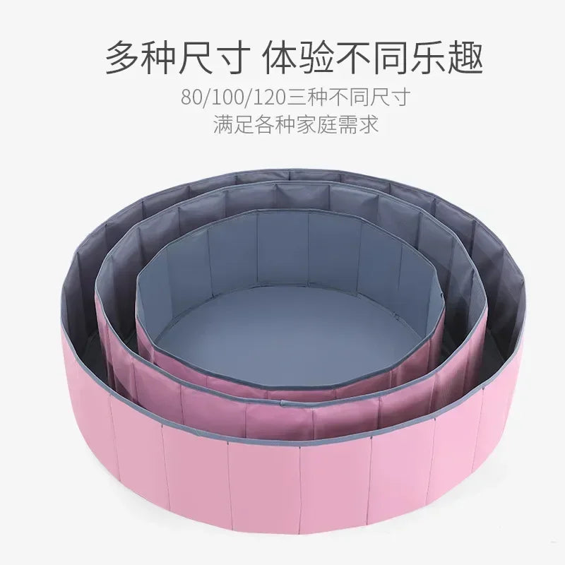 Piscine à balles pliable pour bébé – Du plaisir océanique à tout moment !