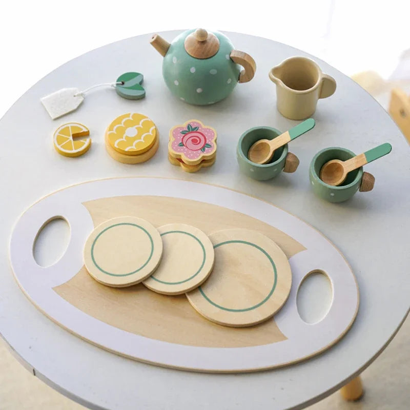 Wooden Afternoon Tea Toy – Learn & Play!
