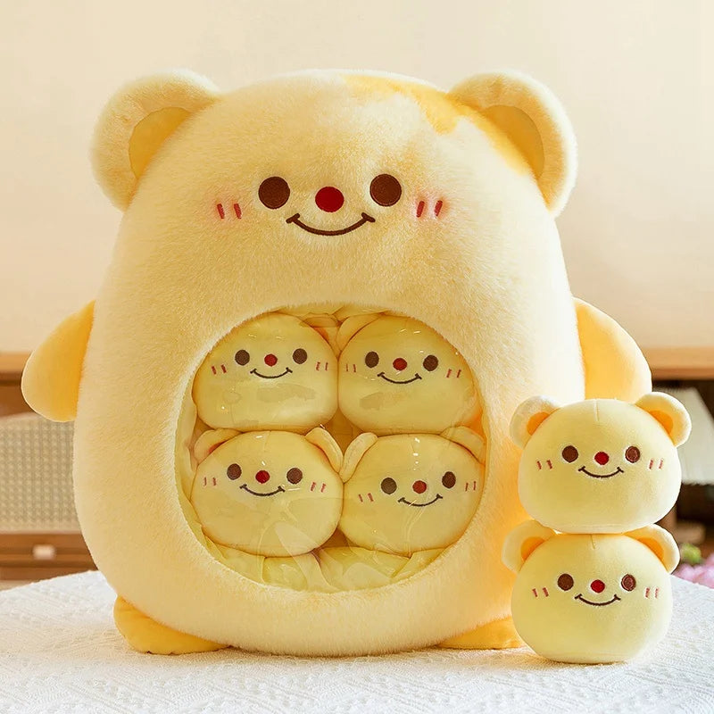 Sac en peluche animal mignon – Mini poupées en peluche