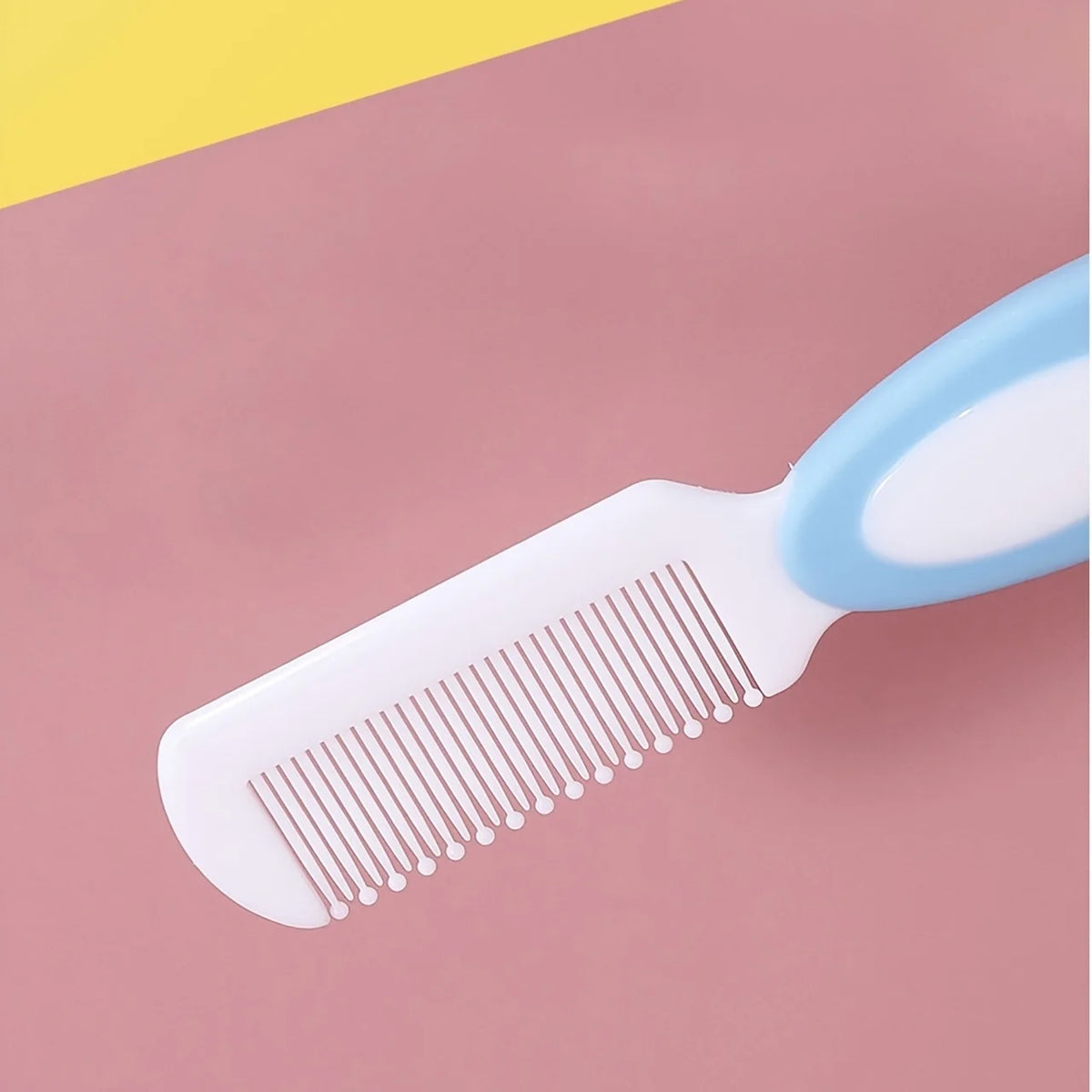 Ensemble brosse et peigne pour bébé (2 pièces) – Poils doux, soin des croûtes de lait