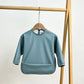 Tablier d'allaitement et d'art pour bébé à manches longues, doux et imperméable, collection 2025