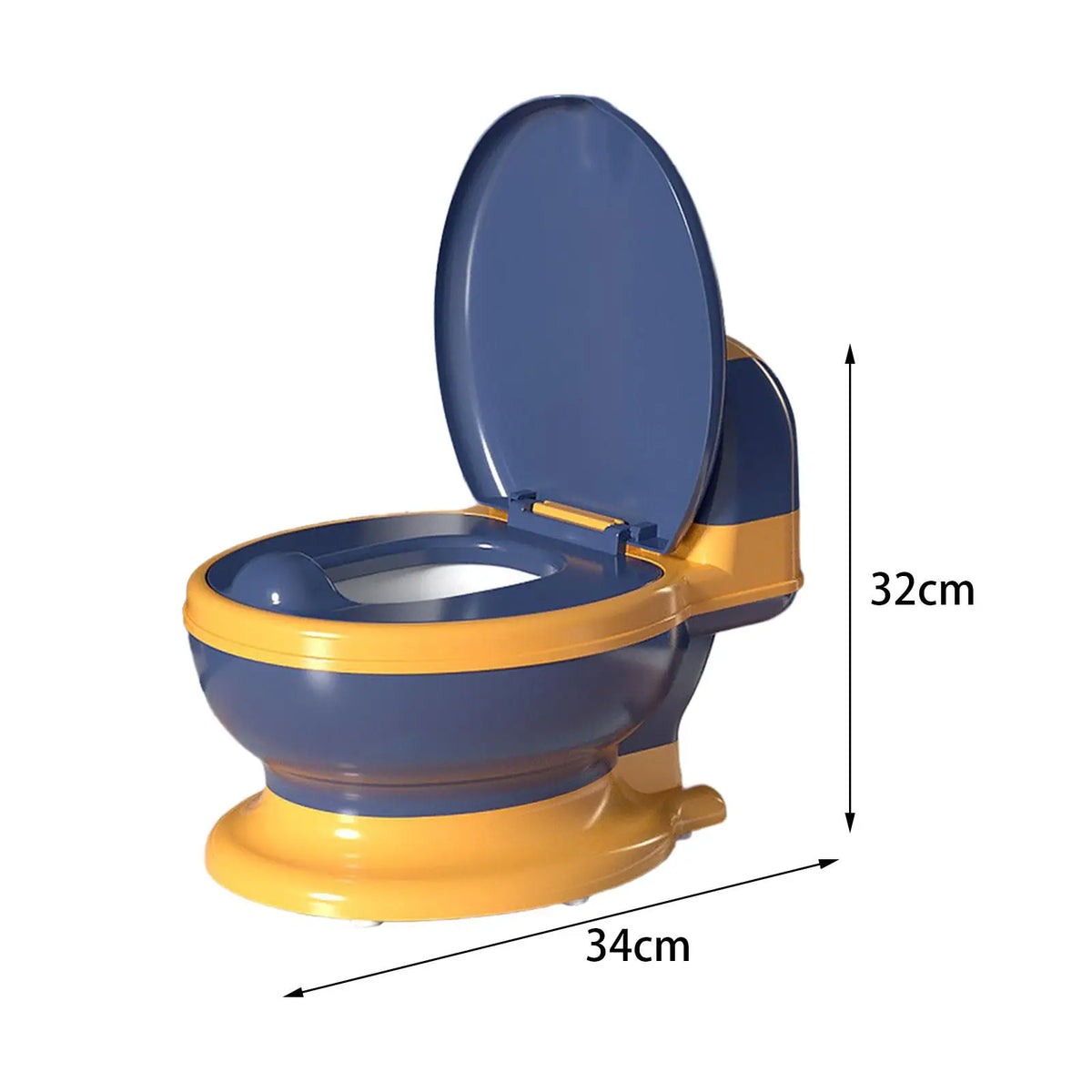Pot d'apprentissage de la propreté – Compact avec brosse et lingettes