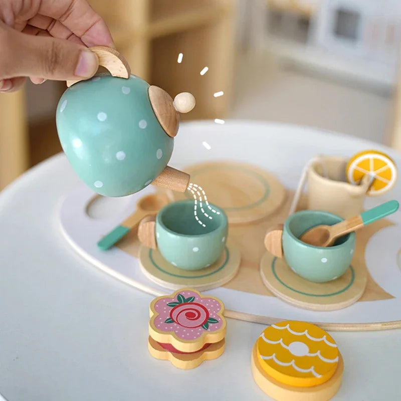 Wooden Afternoon Tea Toy – Learn & Play!