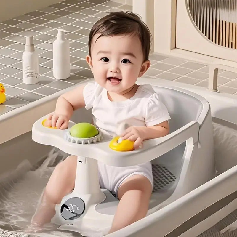Portable Baby Shower Chair – Non-Slip & Safe for Toddlers