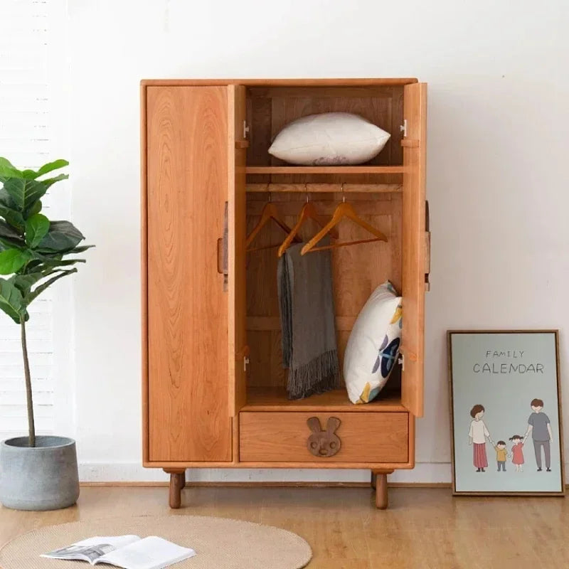 Armoire moderne pour enfants – Placard gain de place en bois