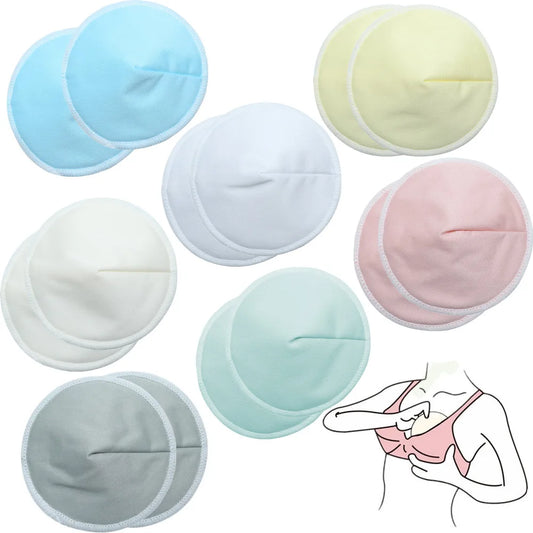 Organic Breast Pads – Reusable Bamboo Nursing Pads for Mom