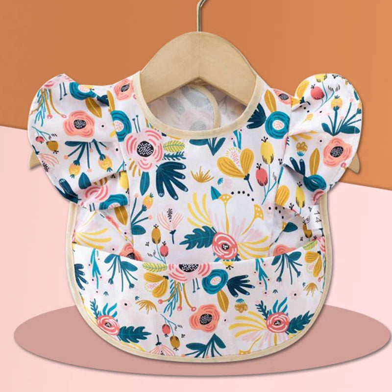 Mess-Proof Waterproof Baby Feeding Apron (0–4Y)