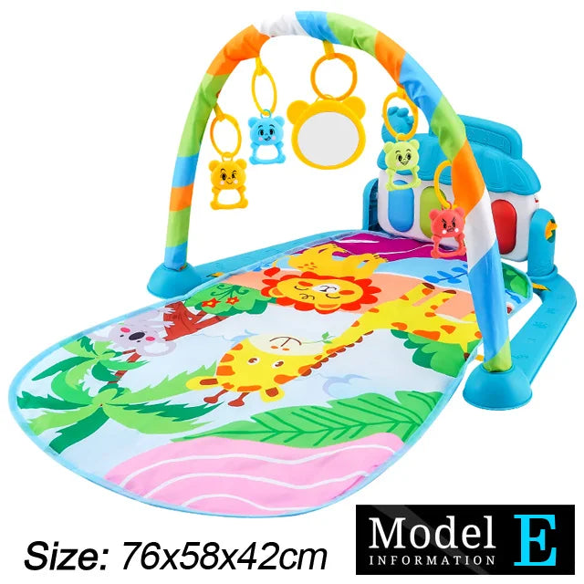 Tapis d'éveil musical avec piano pour bébé de 0 à 36 mois
